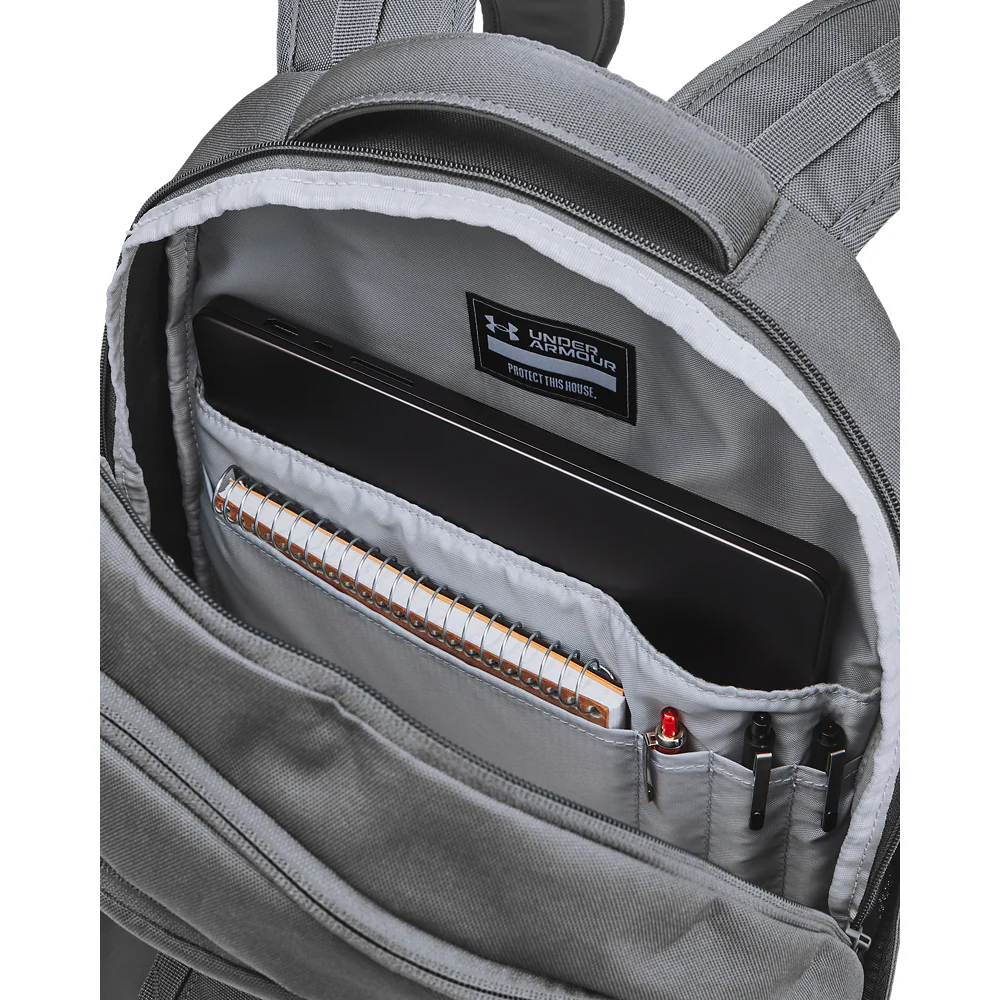 תיק גב ספורטיבי עם תא למחשב נייד מבית Under Armour דגם Hustle 6.0 Backpack 29L – תמונה 2